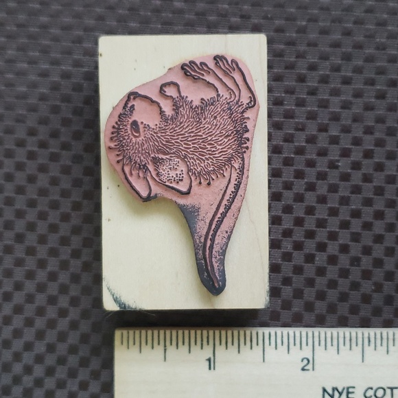 1998 House Mouse Rubber Stamp ~Running Jumping or Falling Mouse ~102~Stampa Rosa - Picture 5 of 10